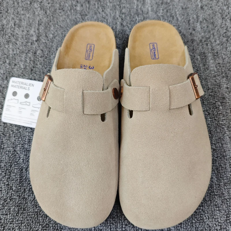 Новые мужские и женские замшевые туфли на пробковой подошве, известный дизайн, регулируемые ремешки, удобная поддержка свода стопы, пробковая подошва.
Новые мужские и женские замшевые туфли на пробковой подошве, известный дизайн, регулируемые ремешки, удобная поддержка свода стопы, пробковая подошва.