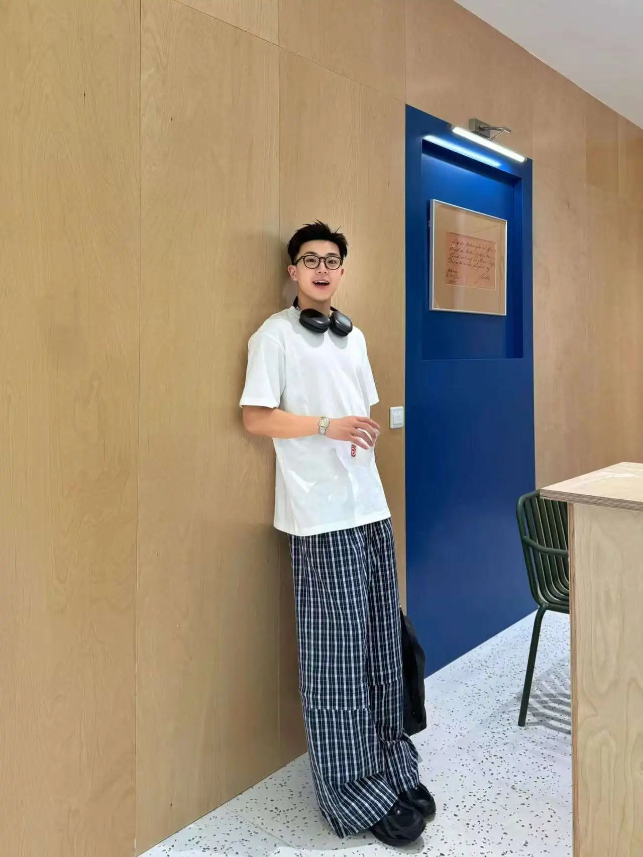 Blue Plaid Loose Men's Casual Pants American Sle Lazy Summer Autumn Winter All Seasons Wide Leg Floor Length Walking Trousers
Blue Plaid Loose Men's Casual Pants American Sle Lazy Summer Autumn Winter All Seasons Wide Leg Floor Length Walking Trousers