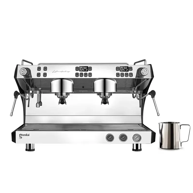 Commercial Professional Automatic Espresso Coffee Machine, Italian Gemilai Electric Barista Coffee Maker
Commercial Professional Automatic Espresso Coffee Machine, Italian Gemilai Electric Barista Coffee Maker