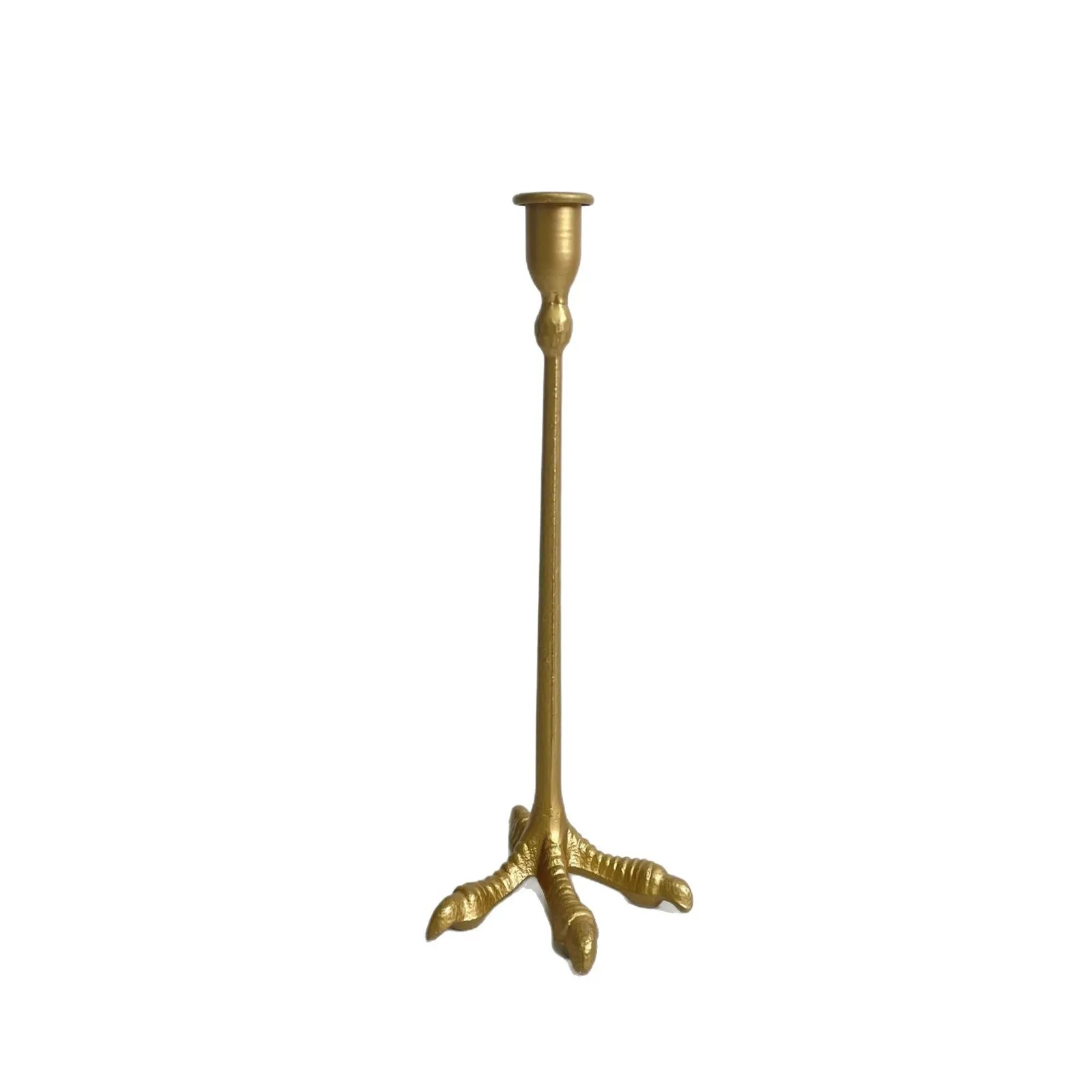 European retro wrought iron candle holder French high-end desktop ornament photo prop living room dining table
European retro wrought iron candle holder French high-end desktop ornament photo prop living room dining table