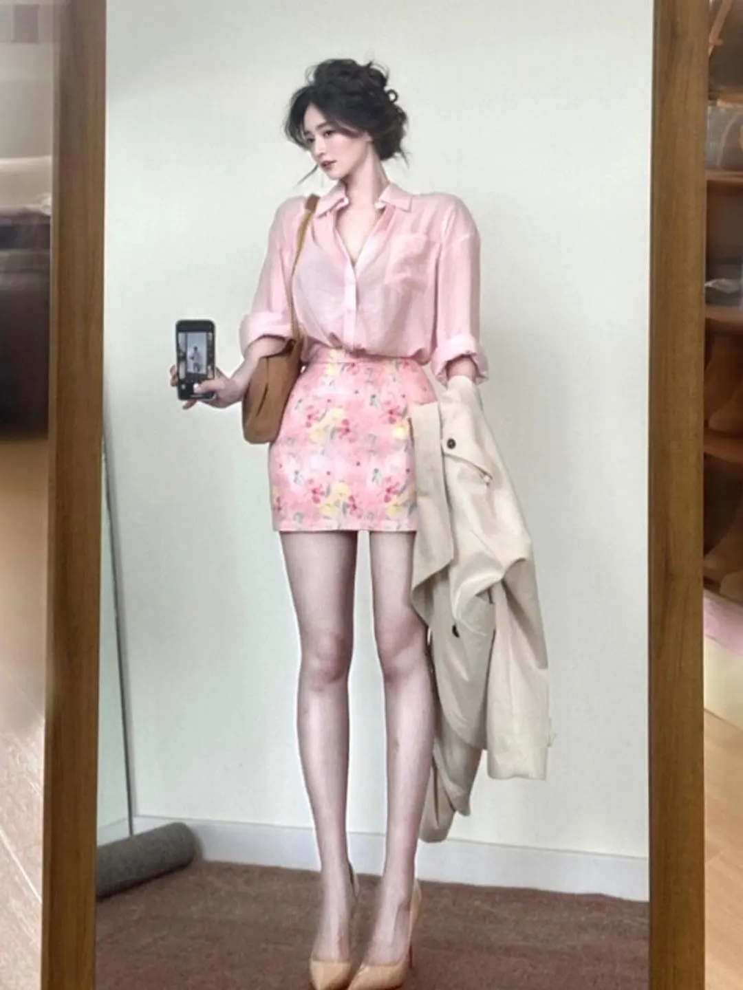 Anti-Aging Summer Outfit Shirt Print Skirt Two-Piece Set Elegant Style Cotton Blend Comfortable Fit for Date And Work
Anti-Aging Summer Outfit Shirt Print Skirt Two-Piece Set Elegant Style Cotton Blend Comfortable Fit for Date And Work