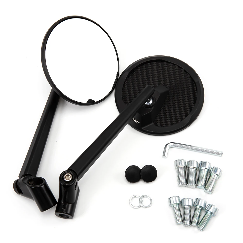 8MM 10MM Universal Motorcycle Rearview Mirrors Aluminum Accessories Round White Lens Mirror For Honda NC700 X CB650F CB650R
8MM 10MM Universal Motorcycle Rearview Mirrors Aluminum Accessories Round White Lens Mirror For Honda NC700 X CB650F CB650R