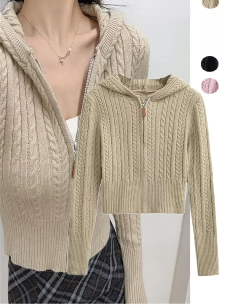 Street Sle Long Sve Knitted Sweater Coat Women's ort Version V-Ne Casual Slimming Twist Design Winter Outerwear
Street Sle Long Sve Knitted Sweater Coat Women's ort Version V-Ne Casual Slimming Twist Design Winter Outerwear