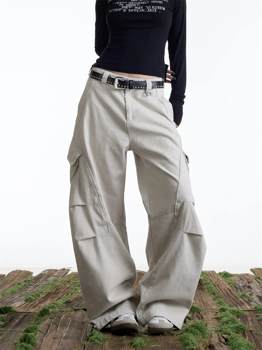 American Style Retro Knife Pocket Work Pants Women's Loose Slimming Design Wide Leg Casual Long Trousers Cotton Natural Waist...
American Style Retro Knife Pocket Work Pants Women's Loose Slimming Design Wide Leg Casual Long Trousers Cotton Natural Waist...