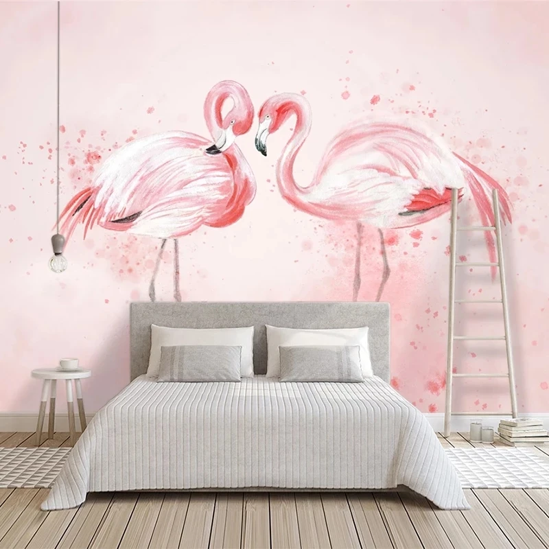 Personalized Customized Photo 3D Mural Modern Hand-painted pink Flamingo Wallpaper children's room Girls Bedroom restaurant 8d
Personalized Customized Photo 3D Mural Modern Hand-painted pink Flamingo Wallpaper children's room Girls Bedroom restaurant 8d