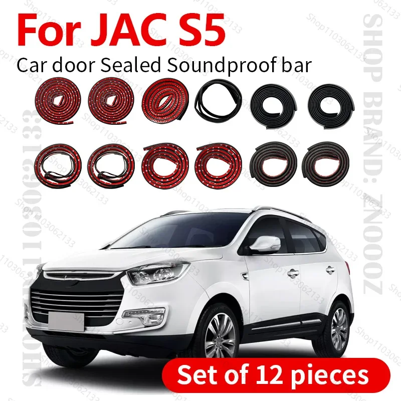 For 2015-2022 JAC S5 Car Door Seal Strip Rubber Double Layer Sealing Protector Soundproof Dustproof Seal Strip 12PCS Set
For 2015-2022 JAC S5 Car Door Seal Strip Rubber Double Layer Sealing Protector Soundproof Dustproof Seal Strip 12PCS Set