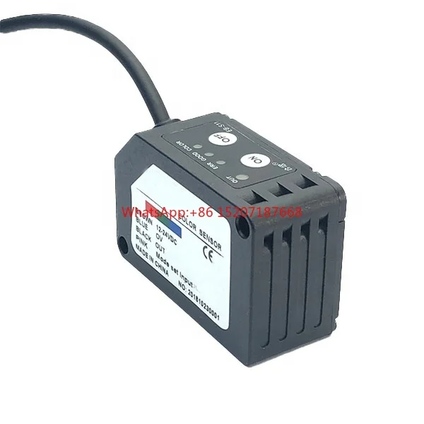 RGB red green blue three color mark sensor color code sensor with 18 to 28mm range for automation industries
RGB red green blue three color mark sensor color code sensor with 18 to 28mm range for automation industries