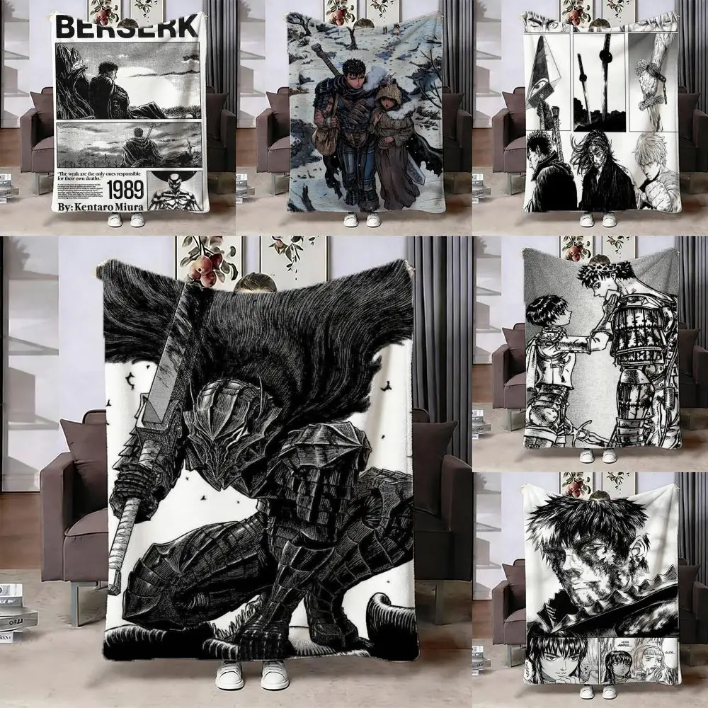B Berserk Comics Throw Cozy Flannel Throw Blanket Lightweight Skin-friendly Warm For Sofa Bed Office Travel All Season
B Berserk Comics Throw Cozy Flannel Throw Blanket Lightweight Skin-friendly Warm For Sofa Bed Office Travel All Season