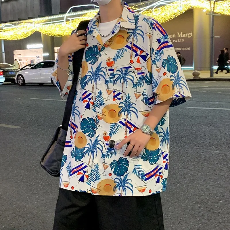 M-5XL! 2024 Summer Ice Silk Short Sleeve Flower Shirt Men's Thin Breathable Beach Shirt Hawaiian Loose Coat
M-5XL! 2024 Summer Ice Silk Short Sleeve Flower Shirt Men's Thin Breathable Beach Shirt Hawaiian Loose Coat