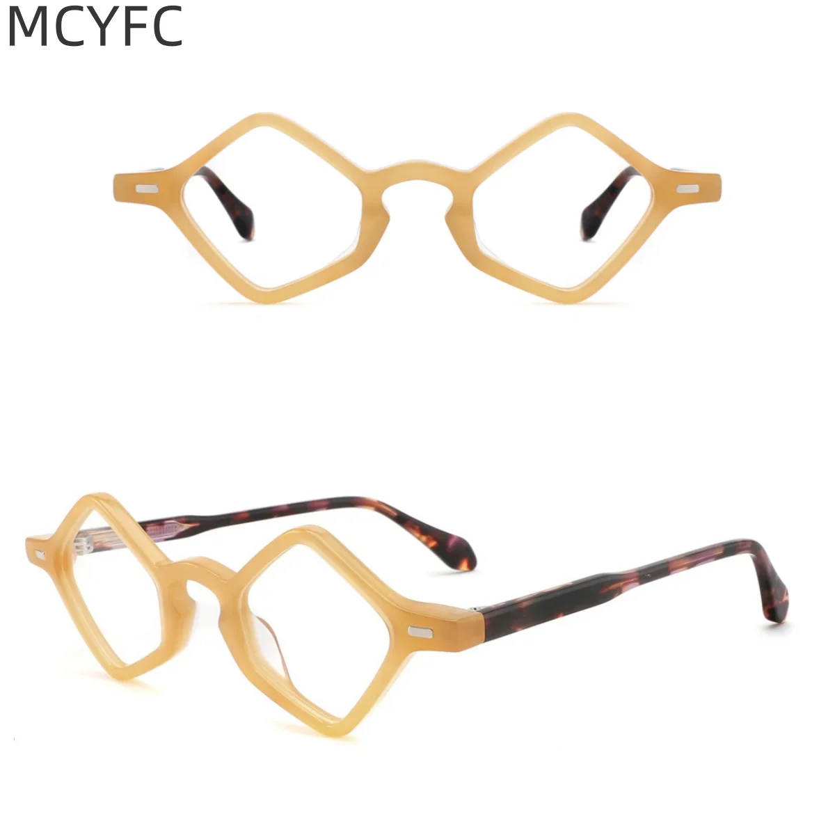 MCYFC Custome Eye Glasses Frames for Women 2023 Irregular and Meter Nail Retro Design Acetate Material Glasses Frames for Men
MCYFC Custome Eye Glasses Frames for Women 2023 Irregular and Meter Nail Retro Design Acetate Material Glasses Frames for Men