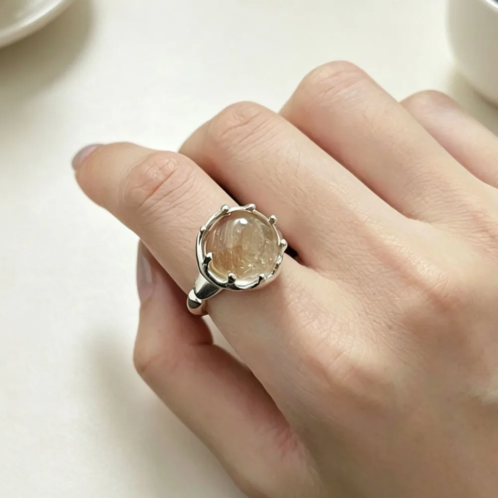 PANJBJ 925 Sterling Silver Geometry Crystal Ring for Women Versatile Office Irregular Adjustable Jewelry Gift Dropshipping
PANJBJ 925 Sterling Silver Geometry Crystal Ring for Women Versatile Office Irregular Adjustable Jewelry Gift Dropshipping