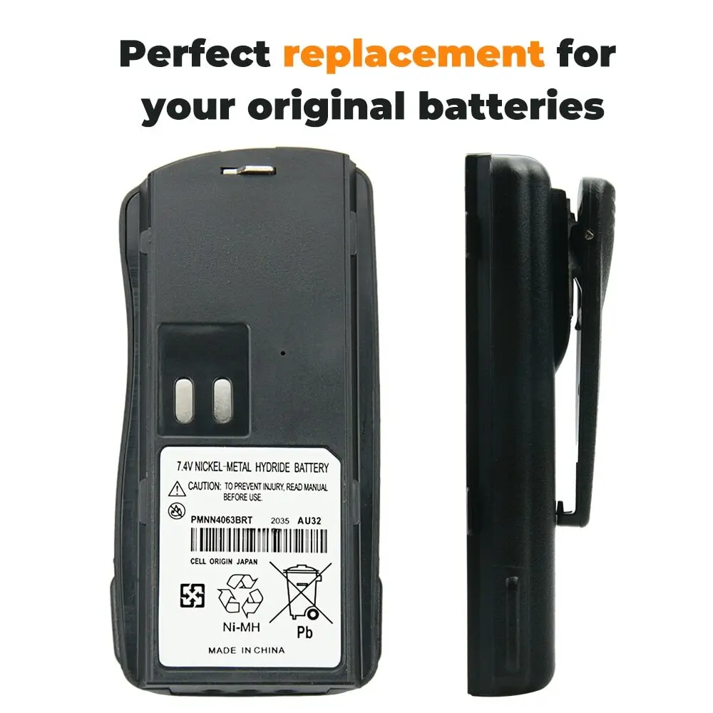 NICE 1500mAh PMNN4063 Battery for Motorola GP2000 GP2000S SP66 AXU4100 Two Way Radio
NICE 1500mAh PMNN4063 Battery for Motorola GP2000 GP2000S SP66 AXU4100 Two Way Radio