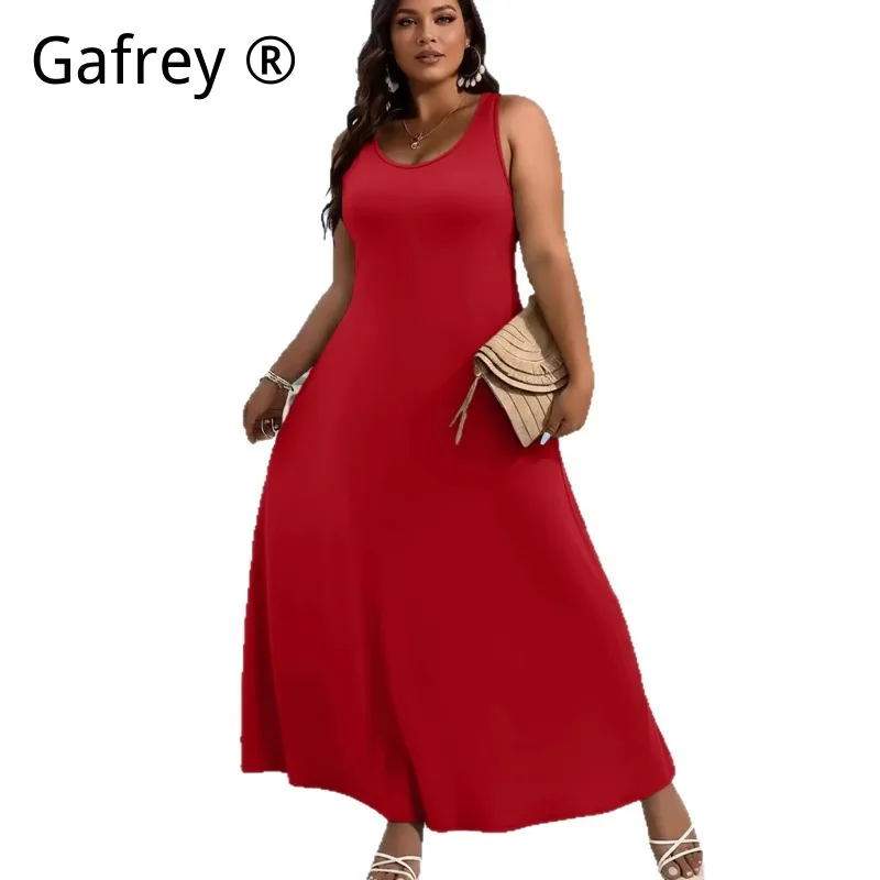 New Arrival African Plus Size Women's Elegant Solid Color Sleeveless Tank Dress Casual Summer Party Clubwear Chic Daily Wear Hot
New Arrival African Plus Size Women's Elegant Solid Color Sleeveless Tank Dress Casual Summer Party Clubwear Chic Daily Wear Hot