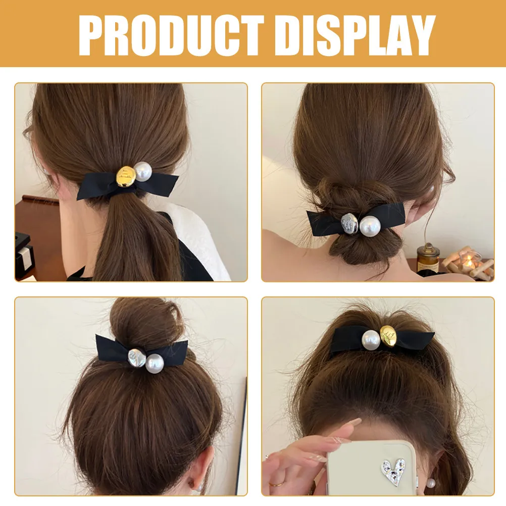4Pcs Pearl Bow Hair Tie Elastic Hair Rope Cute Ponytail Holder Decorative Scrunchies for Women Bow Scrunchies for Women
4Pcs Pearl Bow Hair Tie Elastic Hair Rope Cute Ponytail Holder Decorative Scrunchies for Women Bow Scrunchies for Women