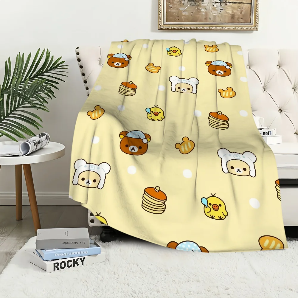 Cute Cartoon R-Rilakkumas-es Bear Blanket Plush Nap Sofa rug for Living Room Warm Office Bedroom Birthday Home Travel Kid Gifts
Cute Cartoon R-Rilakkumas-es Bear Blanket Plush Nap Sofa rug for Living Room Warm Office Bedroom Birthday Home Travel Kid Gifts