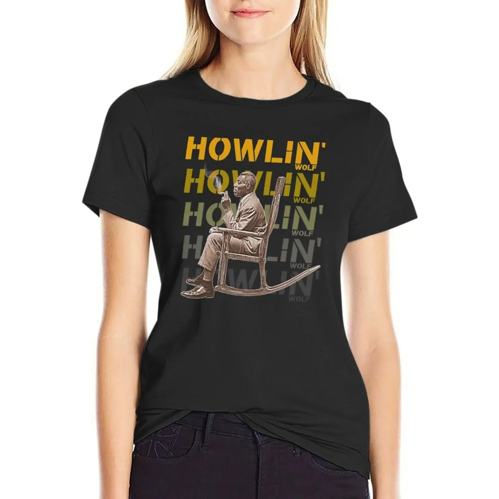 Howlin' Wolf Soul Man Rockin' Chair FanArt Shirt T-Shirt Aesthetic clothing new edition tees cute t-shirts for Women
Howlin' Wolf Soul Man Rockin' Chair FanArt Shirt T-Shirt Aesthetic clothing new edition tees cute t-shirts for Women