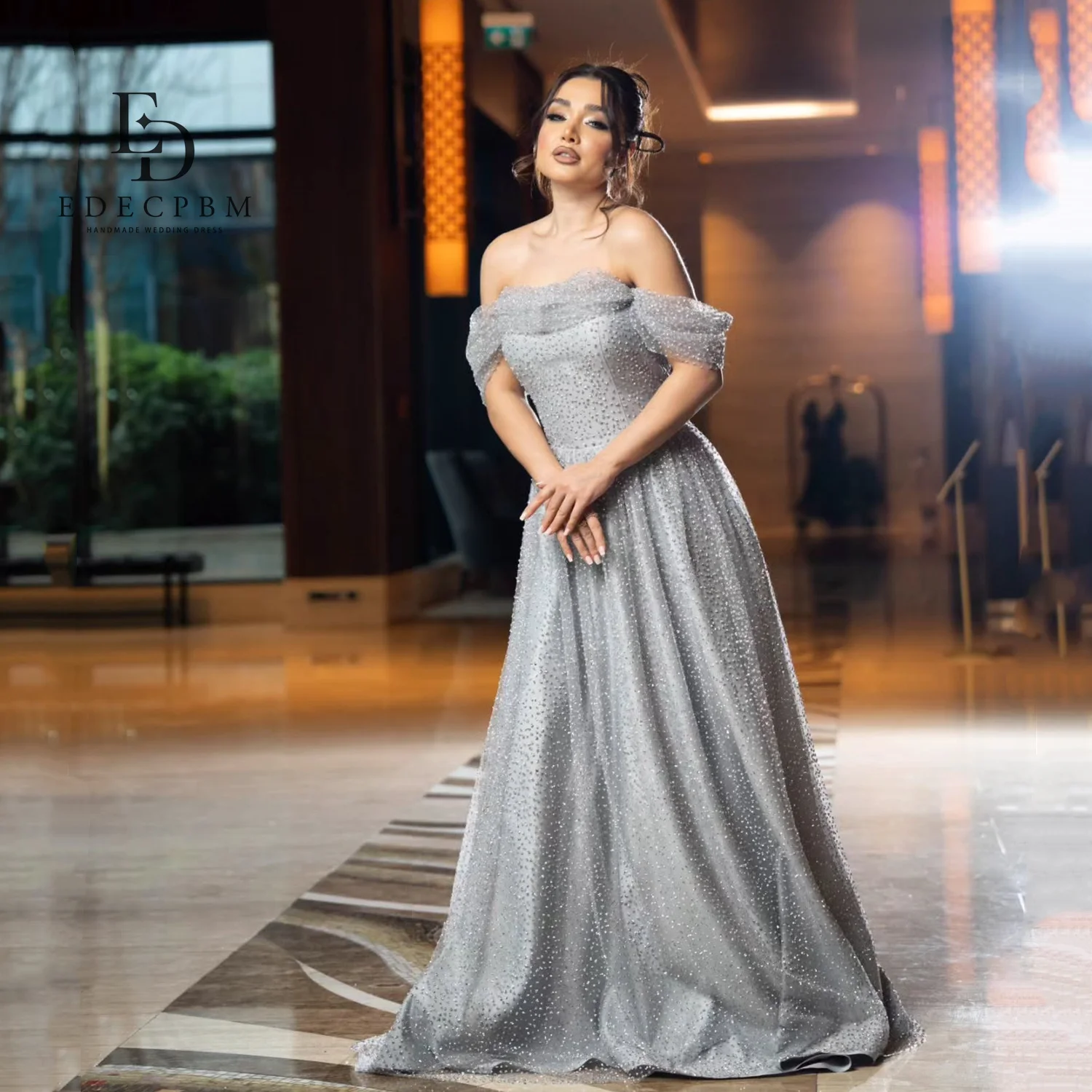 EDECPBM Wedding Party Dresses for Special Occasions فساتين سهرة Women's Prom Dress 2025 Vestidos De Festa Customized Grey Shiny
EDECPBM Wedding Party Dresses for Special Occasions فساتين سهرة Women's Prom Dress 2025 Vestidos De Festa Customized Grey Shiny