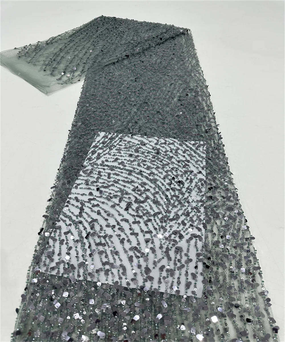 Fashion Luxury Sequin African Lace Fabric 2024 High Quality Beads Nigerian Wedding Bridal Embroidery French Tulle Lace Fabric
Fashion Luxury Sequin African Lace Fabric 2024 High Quality Beads Nigerian Wedding Bridal Embroidery French Tulle Lace Fabric