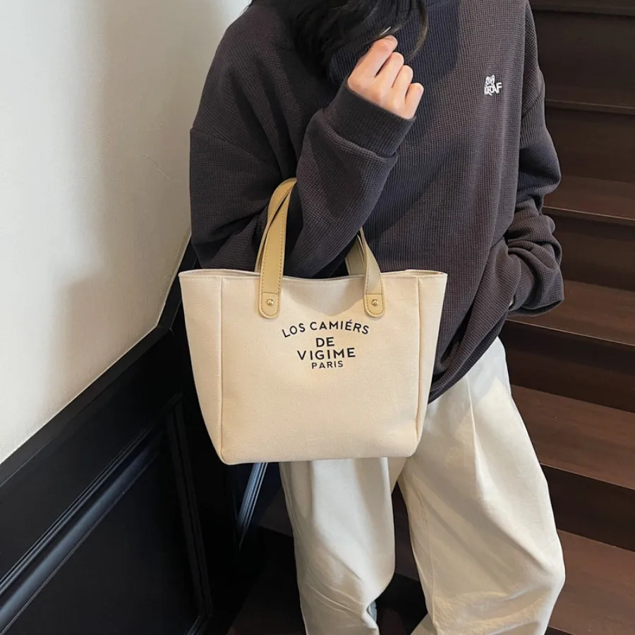 High-Fashion Canvas Mini Bag for Women - Mom's Work Tote - Lunch Bag - Versatile Commuter Bucket Tote
High-Fashion Canvas Mini Bag for Women - Mom's Work Tote - Lunch Bag - Versatile Commuter Bucket Tote