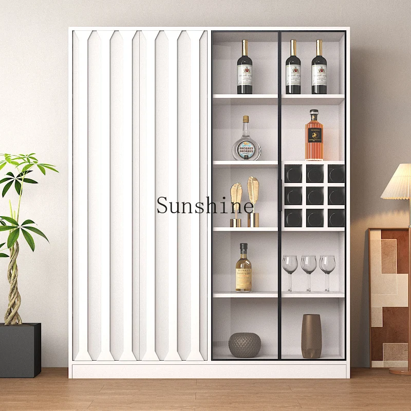 The living room is against the wall to display the new household dining side glass storage solid wood retro cabinet
The living room is against the wall to display the new household dining side glass storage solid wood retro cabinet