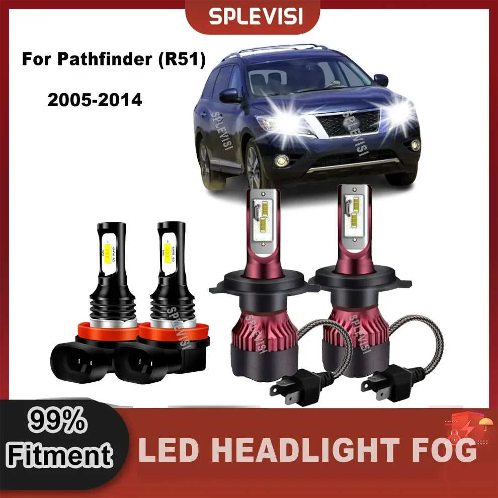 H4 H11 LED Headlight High Low Beam Foglight Bulb 6000K White For Nissan Pathfinder (R51) 2005-2014 2006 2007 2008 2009 2010
H4 H11 LED Headlight High Low Beam Foglight Bulb 6000K White For Nissan Pathfinder (R51) 2005-2014 2006 2007 2008 2009 2010