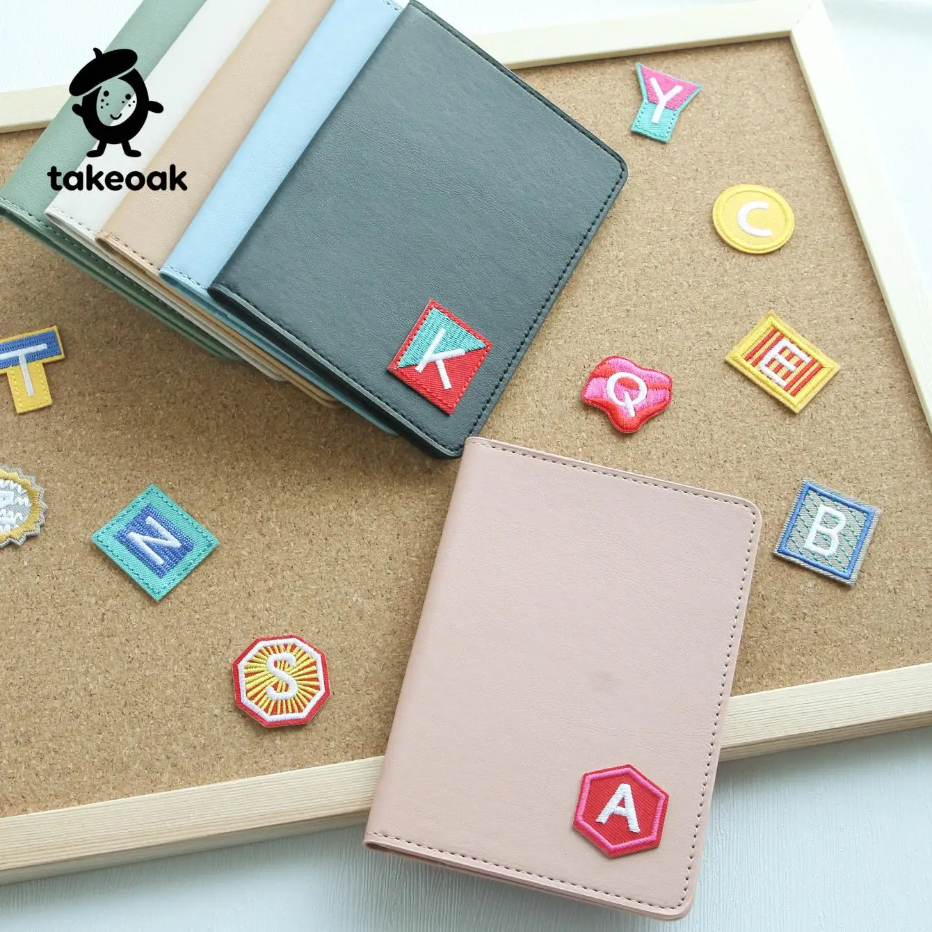 Custom Initial Patch Passport Cover Personalized Pu Leather Passport Holder with Embroidered Letter Patches Travel Organizer
Custom Initial Patch Passport Cover Personalized Pu Leather Passport Holder with Embroidered Letter Patches Travel Organizer
