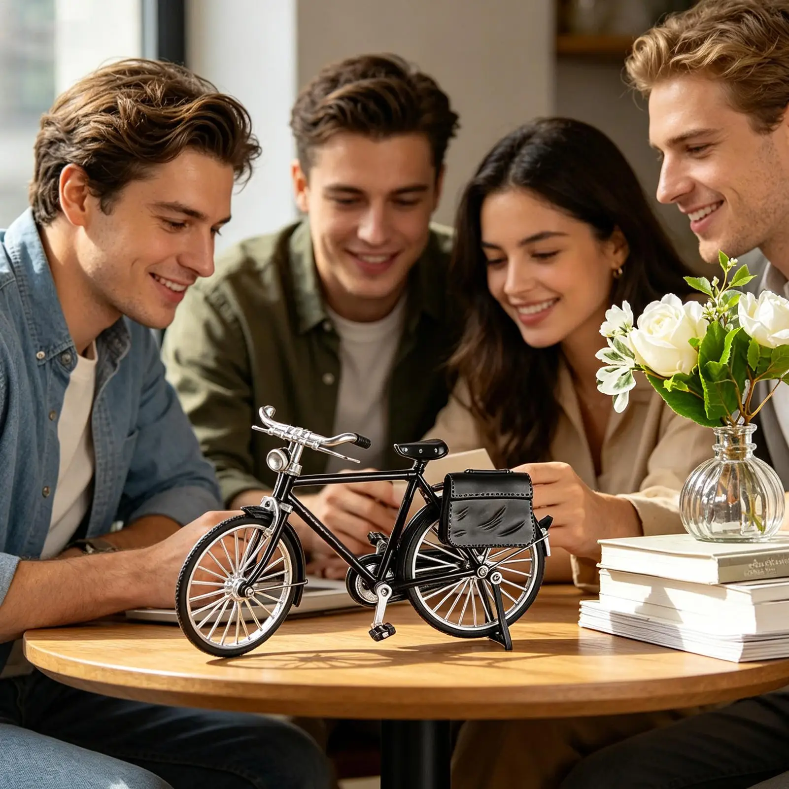 Bike Model Kit Retro Collectible Aluminum Alloy Mechanical Set Children Bike Models Sets for Kids Collectors Home Office School
Bike Model Kit Retro Collectible Aluminum Alloy Mechanical Set Children Bike Models Sets for Kids Collectors Home Office School