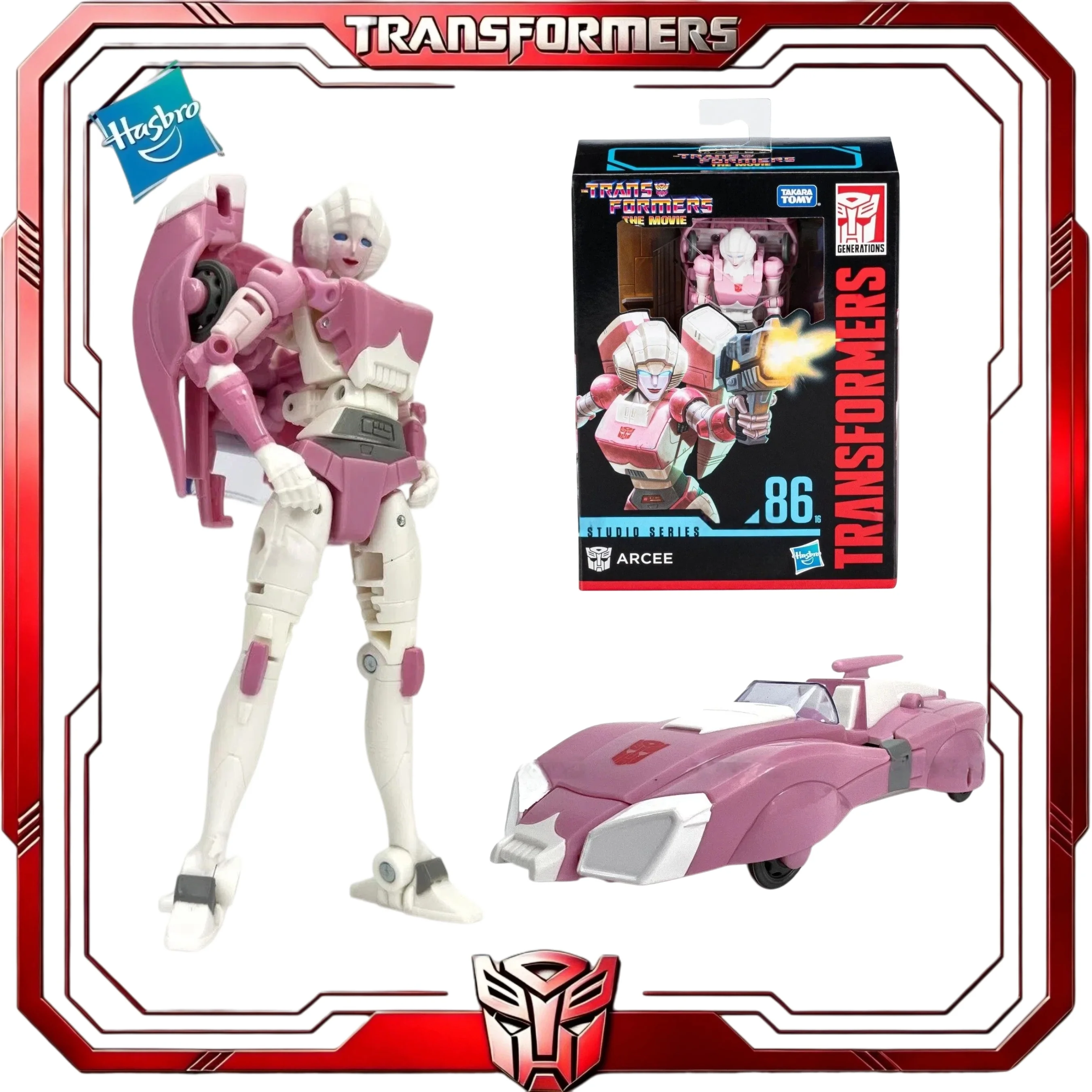 In Stock Transformers Studio Series 86 Deluxe Arcee Hasbro The 1986 Movie Autobot City Battle Collectible Action Figure Gift
In Stock Transformers Studio Series 86 Deluxe Arcee Hasbro The 1986 Movie Autobot City Battle Collectible Action Figure Gift