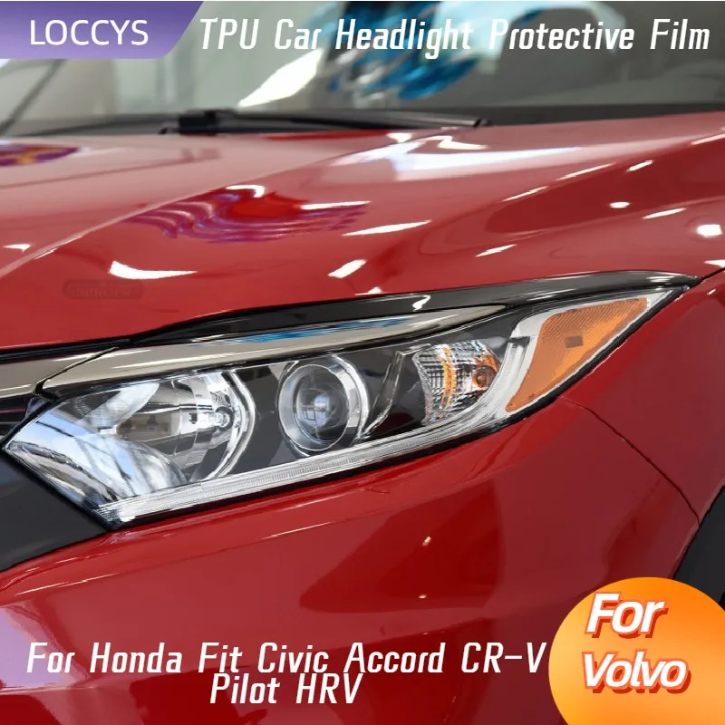 For Honda Fit Civic Accord CR-V Pilot HRV Car Headlight Protective Film Front Light Transparent TPU Sticker Accessories
For Honda Fit Civic Accord CR-V Pilot HRV Car Headlight Protective Film Front Light Transparent TPU Sticker Accessories