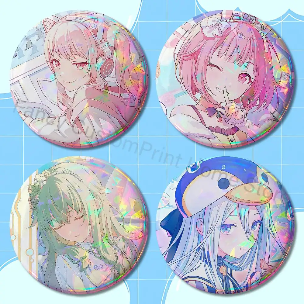 P-Project Game S-Sekai PJSK 58mm 44mm HD Print Brooch Badges Pretty Derby Round Display Brooches Lapel Pins
P-Project Game S-Sekai PJSK 58mm 44mm HD Print Brooch Badges Pretty Derby Round Display Brooches Lapel Pins