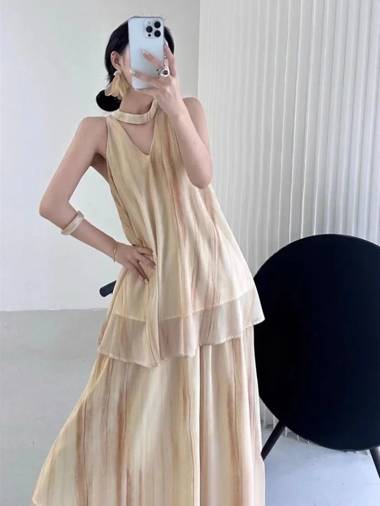 Длинный женский наряд Maxi Vacation 2025 New in The Same Korea Korean Style Y2k Clothes Festival Полный комплект из 2 предметов юбки для женщин
Длинный женский наряд Maxi Vacation 2025 New in The Same Korea Korean Style Y2k Clothes Festival Полный комплект из 2 предметов юбки для женщин