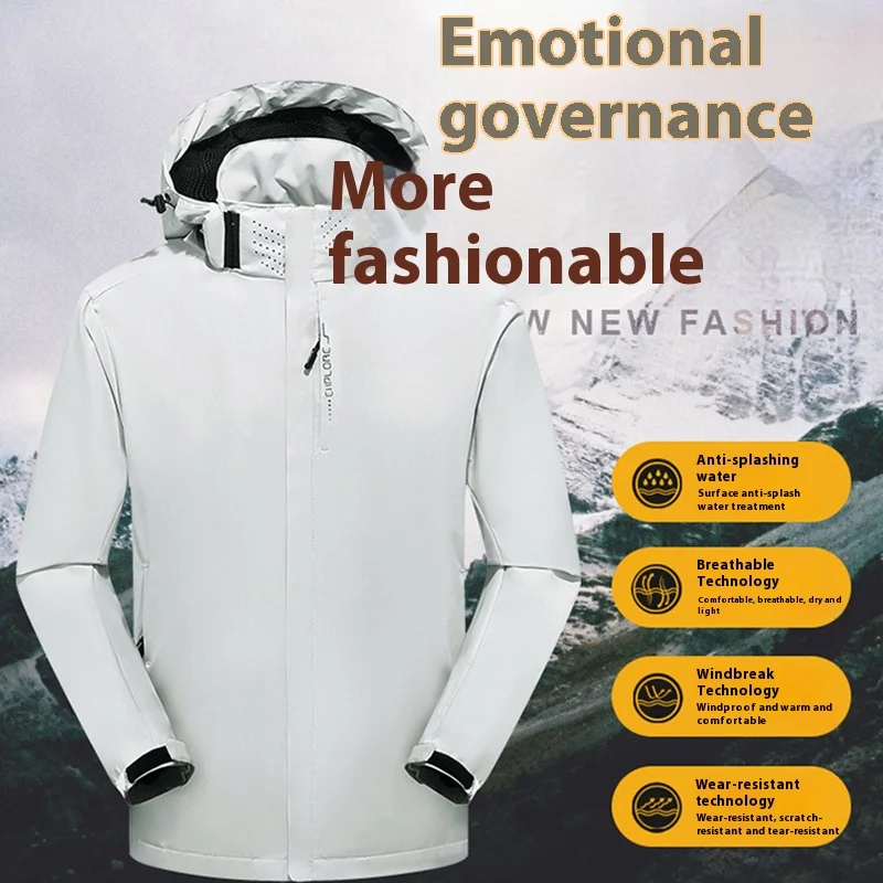 Autumn Lightweight Hooded Jackets Mens Mesh Lined Waterproof Rain Jacket Outdoor Fishing Hiking Jacket Male Windbreaker Coats
Autumn Lightweight Hooded Jackets Mens Mesh Lined Waterproof Rain Jacket Outdoor Fishing Hiking Jacket Male Windbreaker Coats