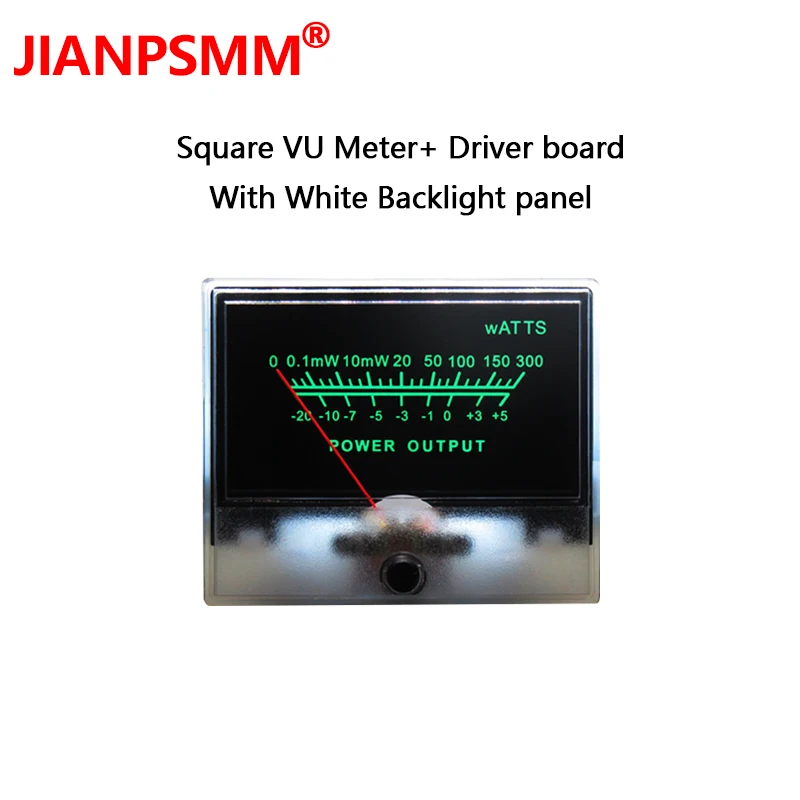 The square VU level meter with backlight panel and driver board, Tube machine VU meter Connect Speaker box
The square VU level meter with backlight panel and driver board, Tube machine VU meter Connect Speaker box