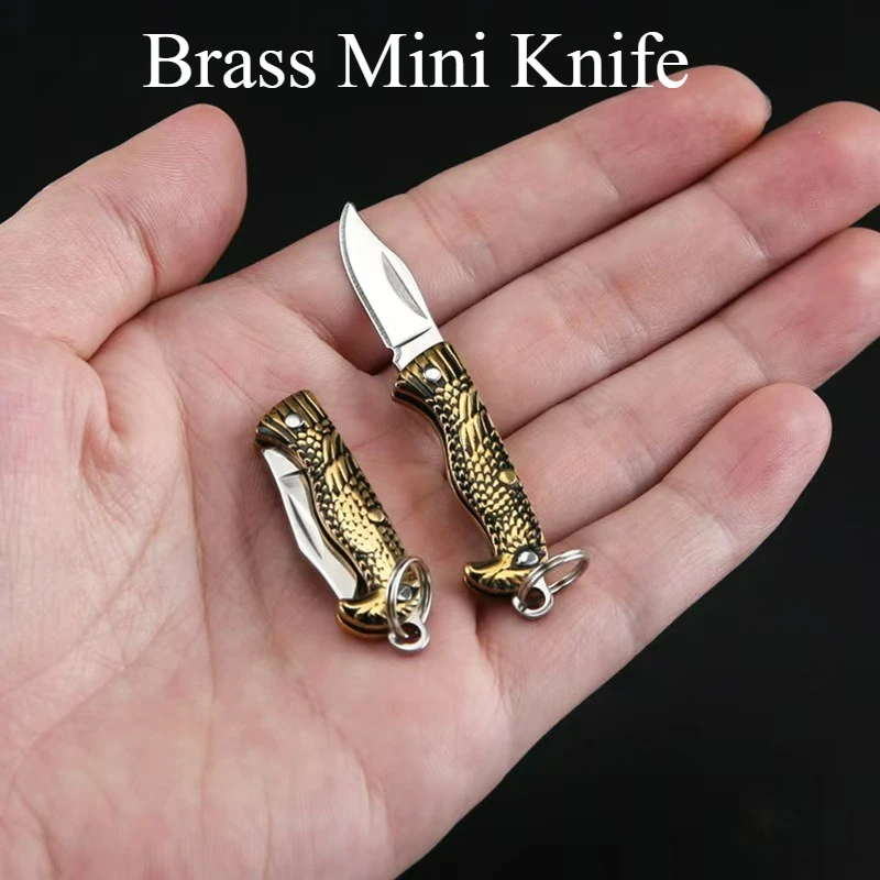 Stainless Steel Mini Folding Knife Portable Keychain Small Pendant Knife for Travel
Stainless Steel Mini Folding Knife Portable Keychain Small Pendant Knife for Travel