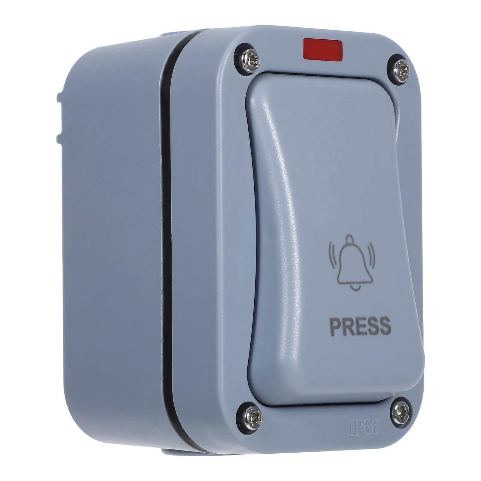 Plastic Outdoor Waterproof Doorbell Push Button Rectangular Switch Lighted Garage Courtyard Warehouse School Control
Plastic Outdoor Waterproof Doorbell Push Button Rectangular Switch Lighted Garage Courtyard Warehouse School Control
