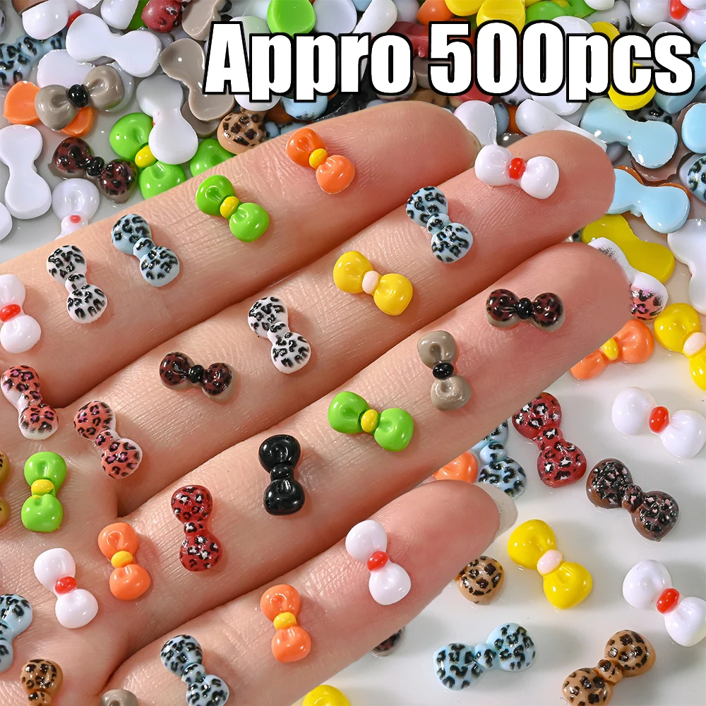 50g(500Pcs)/Pack Leopard Pattern Bow Nail Art Charms 3D Mini Bowtie Mixed Resin DIY Nail Crafts Jewelry Making Nails Accessories
50g(500Pcs)/Pack Leopard Pattern Bow Nail Art Charms 3D Mini Bowtie Mixed Resin DIY Nail Crafts Jewelry Making Nails Accessories