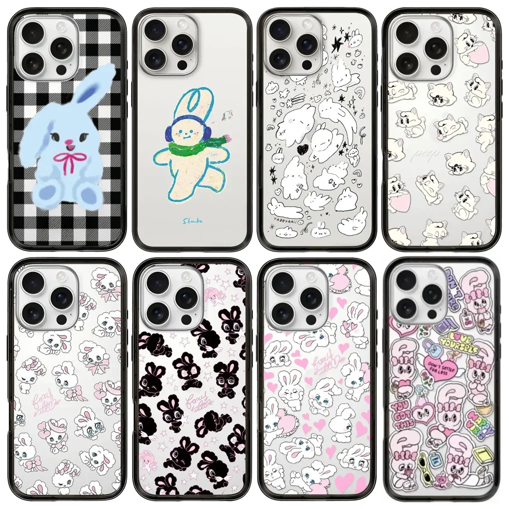 Cartoon Rabbit New Type Acrylic Border Letters iPhone 16 Pro 15 14 Pro Max Protective Case, Fits iPhone 16 Pro Max
Cartoon Rabbit New Type Acrylic Border Letters iPhone 16 Pro 15 14 Pro Max Protective Case, Fits iPhone 16 Pro Max