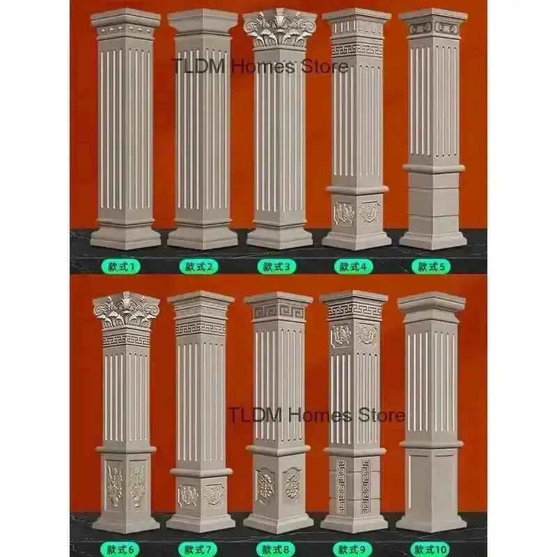 Light Thickened Roman Column Mold Mold for Villa Column Gate Square Cement Luxury Square Decorative Building Roman Column Mold
Light Thickened Roman Column Mold Mold for Villa Column Gate Square Cement Luxury Square Decorative Building Roman Column Mold