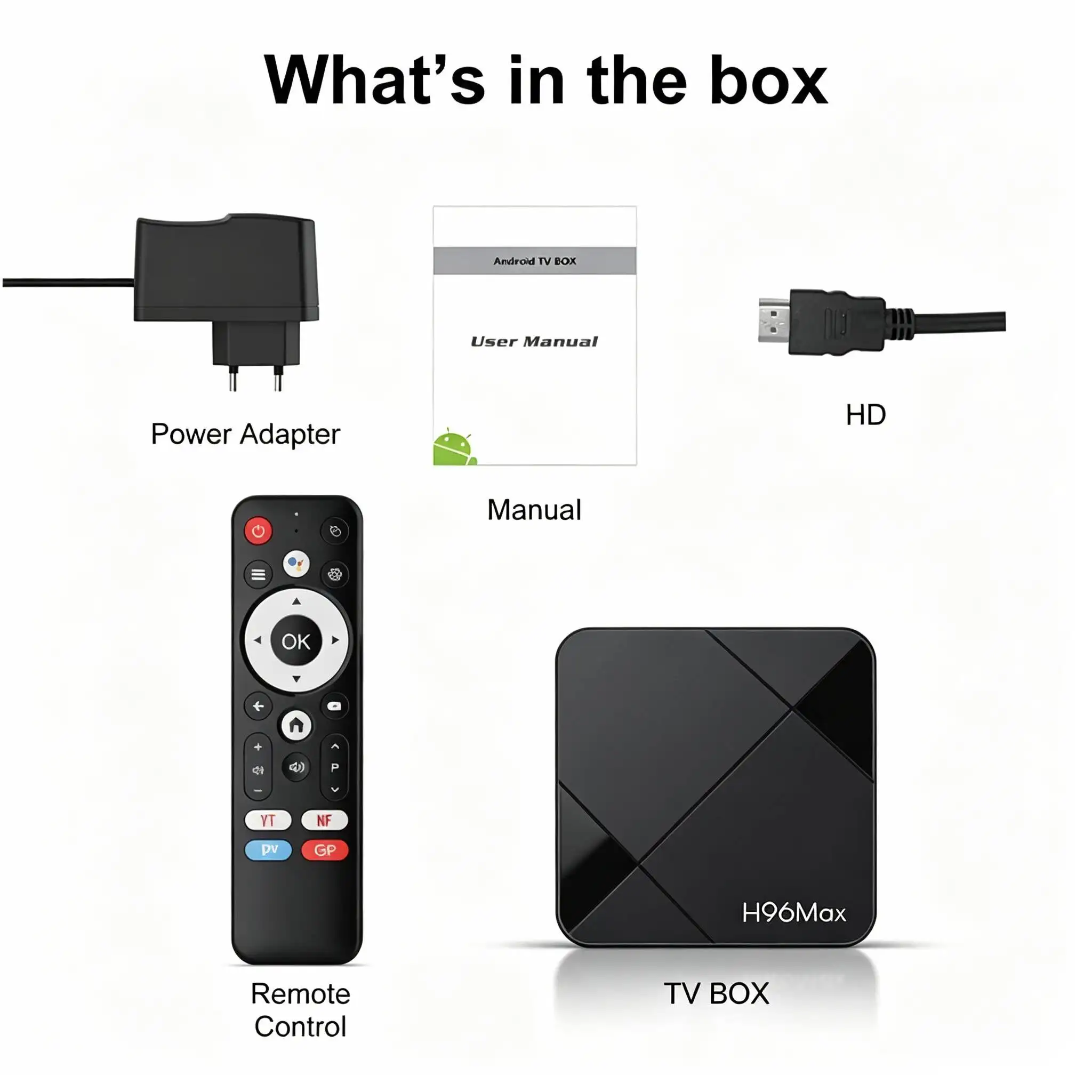 Sd1d7a51d182a43408391ae0c2f20426ba H96Max RK3518 4K TV Box Android 14 Quad Core WiFi6 BT5.4 Google Voice Assistant with New Geometric Lens Design Set Top Box