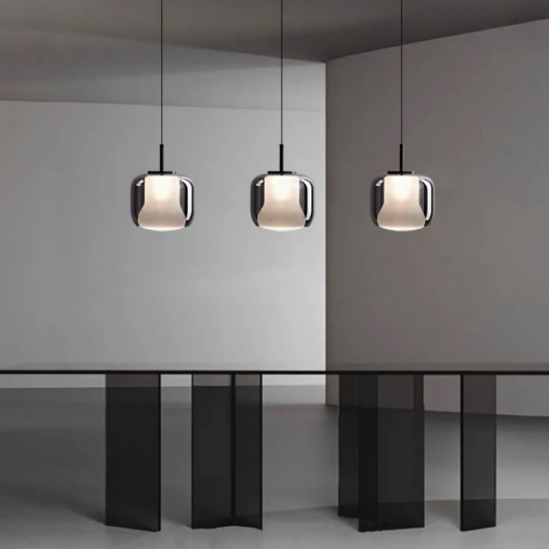 Italian light luxury designer bedroom bedside double-layer glass chandelier Nordic art restaurant bar decorative lamp
Italian light luxury designer bedroom bedside double-layer glass chandelier Nordic art restaurant bar decorative lamp