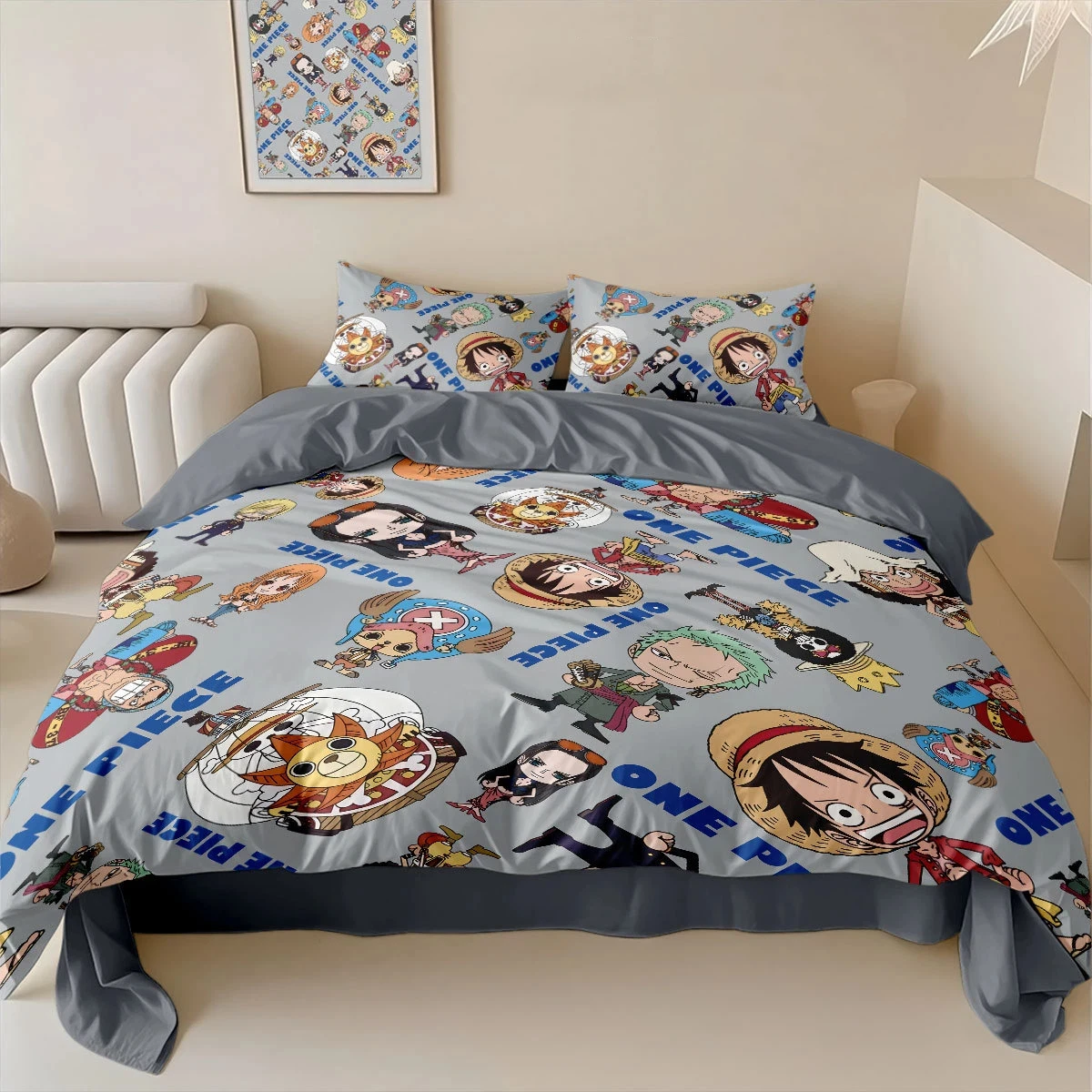 Kids Boys Anime One Pieces Bedding Set Nika Luffy Gear 5 Quilt Cover Pillowcase Duvet Cover Set Single Queen King Size
Kids Boys Anime One Pieces Bedding Set Nika Luffy Gear 5 Quilt Cover Pillowcase Duvet Cover Set Single Queen King Size
