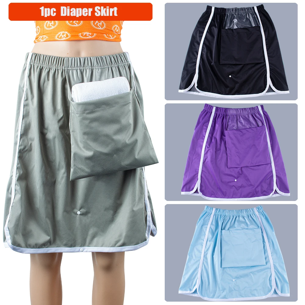 1pc Washable Wearable Bed Care Pads Sigle Layer Reusable Adult Diaper Skirt Elastic Waterproof Washable Diaper Pants for Summer
1pc Washable Wearable Bed Care Pads Sigle Layer Reusable Adult Diaper Skirt Elastic Waterproof Washable Diaper Pants for Summer