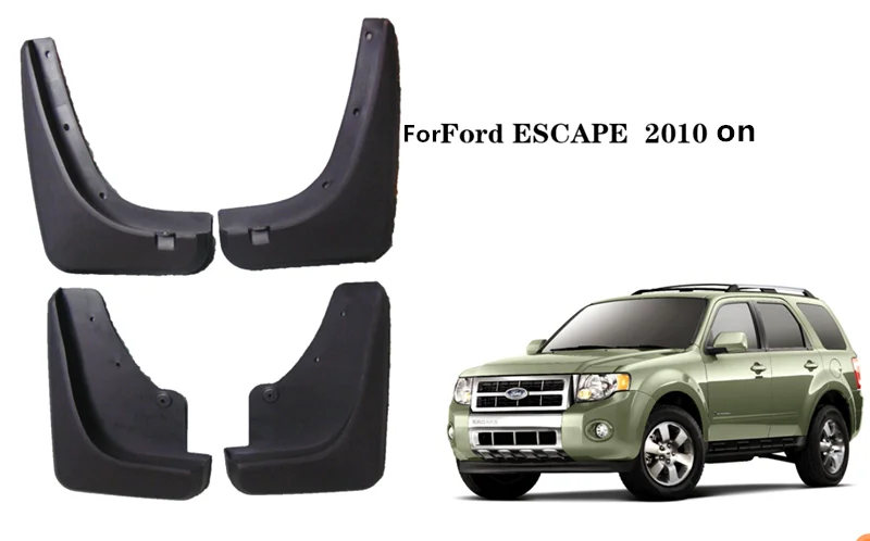 4 шт. автомобильные брызговики для Ford Escape 2010-2012, внешние колеса, брызговики, брызговики, аксессуары для брызговиков
4 шт. автомобильные брызговики для Ford Escape 2010-2012, внешние колеса, брызговики, брызговики, аксессуары для брызговиков