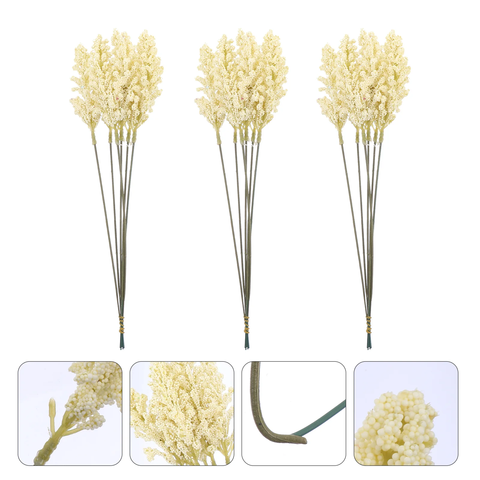 18 PCS Artificial Corn Ear Fake Flower Dried Flowers Bouquet Wedding Wheat Power Mini Millet Plastic Mother Fern
18 PCS Artificial Corn Ear Fake Flower Dried Flowers Bouquet Wedding Wheat Power Mini Millet Plastic Mother Fern