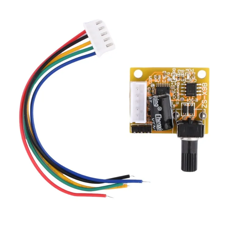 DC 5V-12V 15W BLDC 3-Phase Brushless Motor Driver 2A 15W DC Motor Speed Controller Sensorless Board Module
DC 5V-12V 15W BLDC 3-Phase Brushless Motor Driver 2A 15W DC Motor Speed Controller Sensorless Board Module