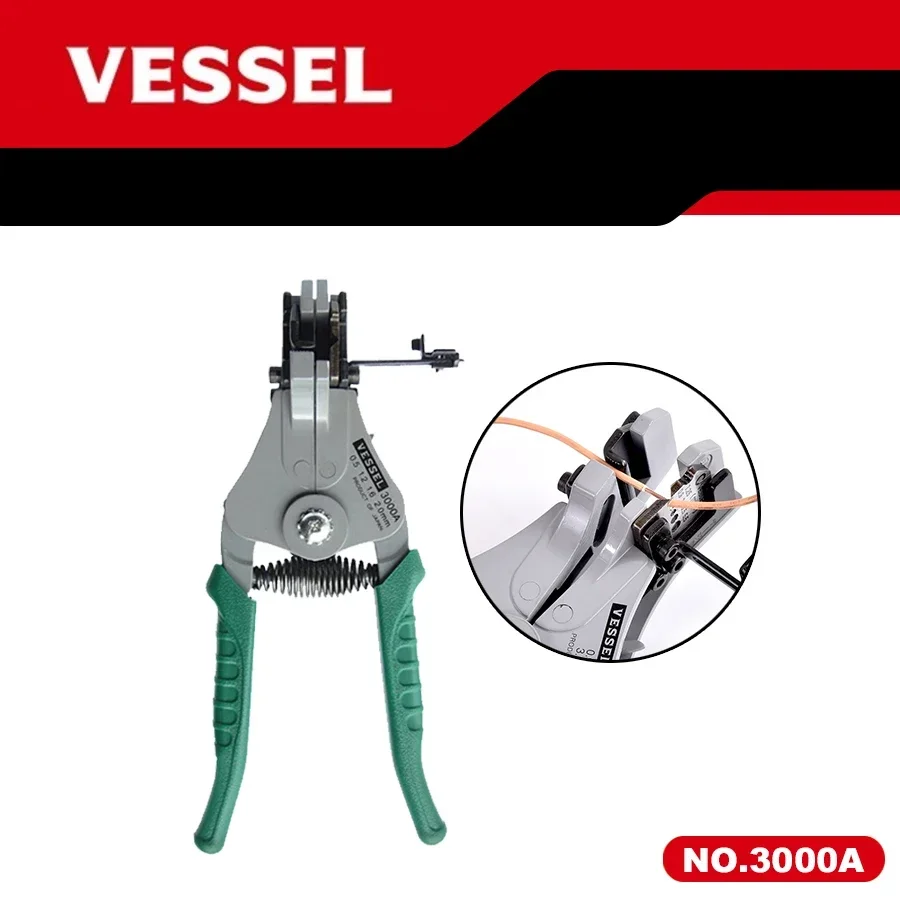 VESSEL No.3000 Automatic Manual Wire Stripper | Professional Electrical Cable Pliers Japan Repair Tools crimper Electro - tools
VESSEL No.3000 Automatic Manual Wire Stripper | Professional Electrical Cable Pliers Japan Repair Tools crimper Electro - tools