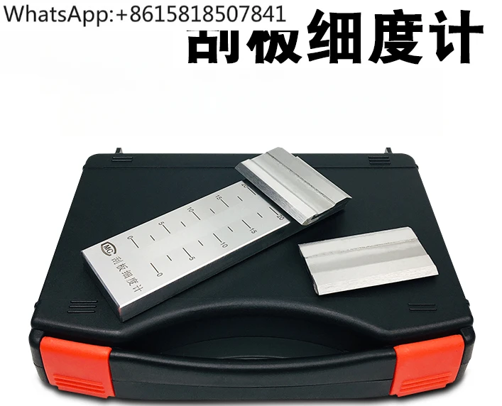 Scraper fineness meter QXD single slot fineness plate 0-25/50/100 paint particle ink fineness meter
Scraper fineness meter QXD single slot fineness plate 0-25/50/100 paint particle ink fineness meter