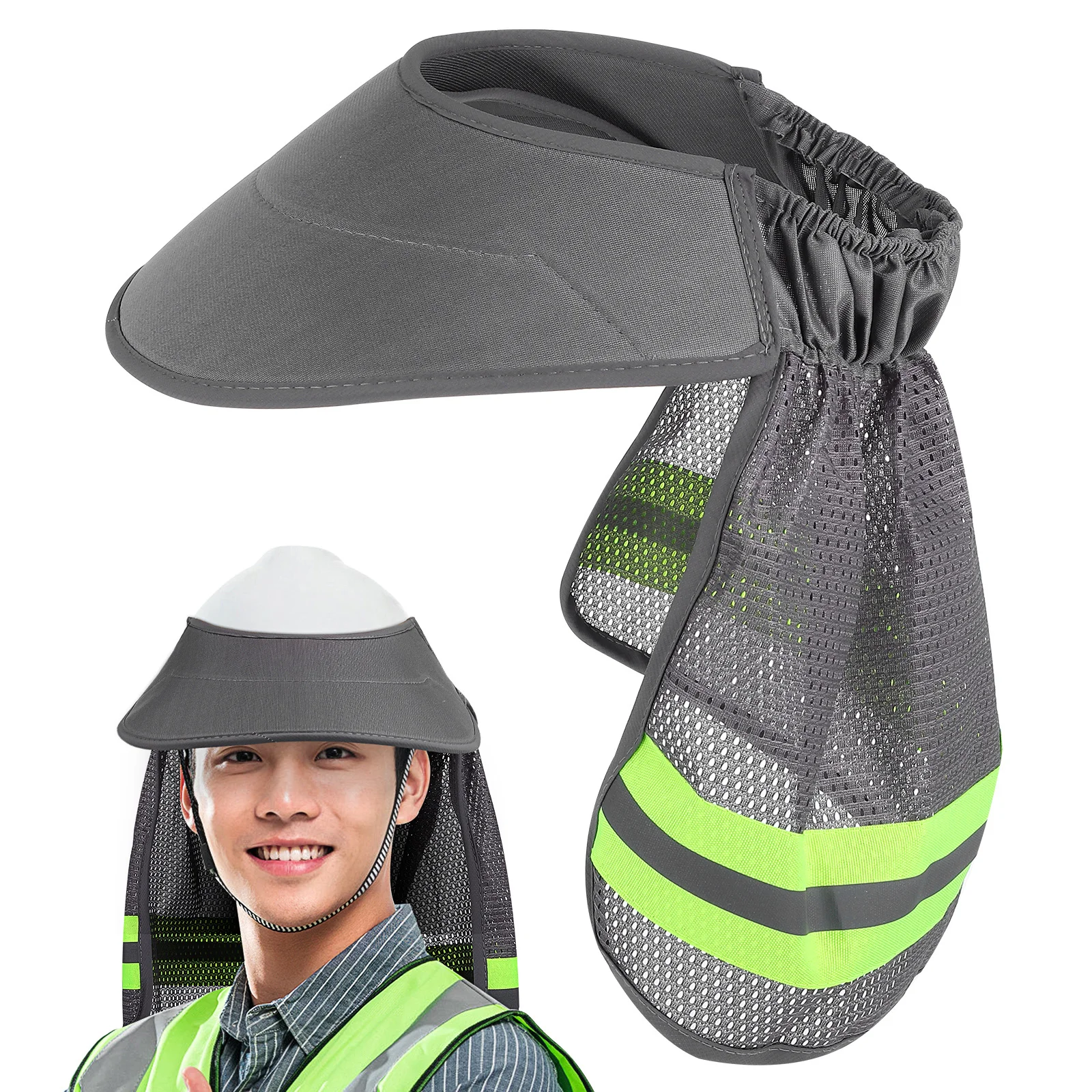 Widened Brim Hard Hat Sun Shade Safety Neck Shield Sun Visor Breathable Mesh Lightweight Portable Sunproof Hat Brim For
Widened Brim Hard Hat Sun Shade Safety Neck Shield Sun Visor Breathable Mesh Lightweight Portable Sunproof Hat Brim For
