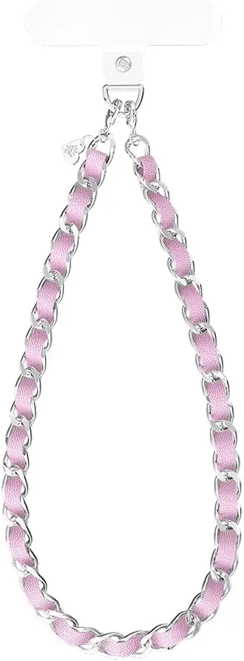 VELVET CAVIAR Leather Chain Phone Charm Wrist Strap - Cute Lanyard Accessory for Women - Fits all Phone Cases
VELVET CAVIAR Leather Chain Phone Charm Wrist Strap - Cute Lanyard Accessory for Women - Fits all Phone Cases