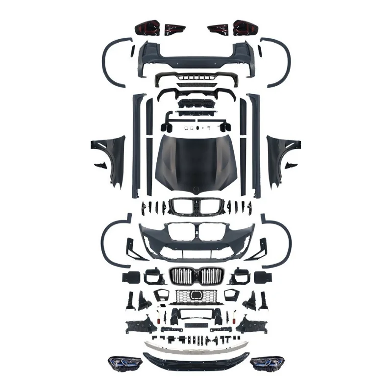 Подходит для переоборудования BMW X3 F25 в модель X3 MF97, включая комплект обвеса для поздних моделей, передние и задние бамперы, фары и задние фонари.
Подходит для переоборудования BMW X3 F25 в модель X3 MF97, включая комплект обвеса для поздних моделей, передние и задние бамперы, фары и задние фонари.